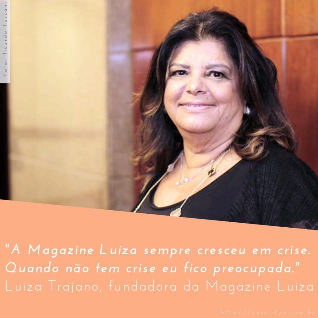 Frase de motivação para empreendedores de Luiza Trajano